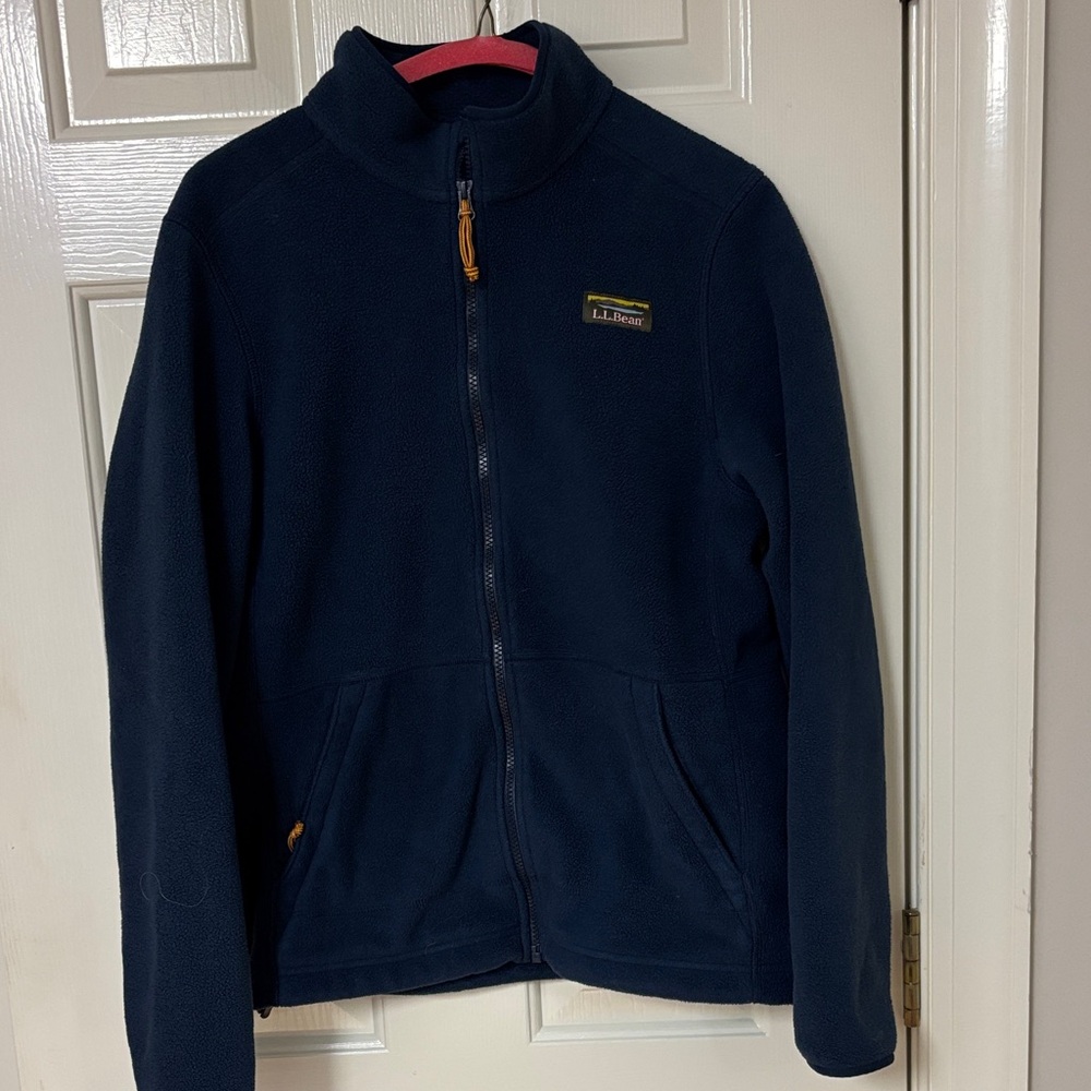 L.L. Bean Dark Blue Fleece Jacket